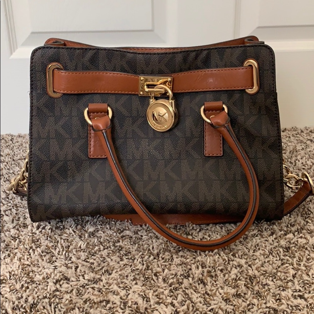 Michael Kors Noveau Hamilton purse satchel